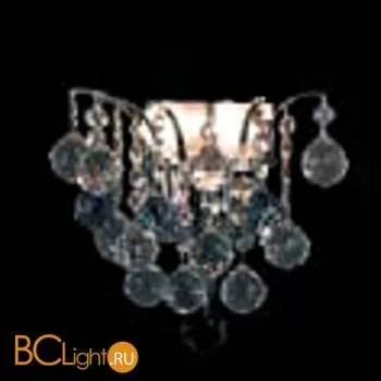 Настенный светильник Orion Leuchten WA 2-843/2 chrom/blau