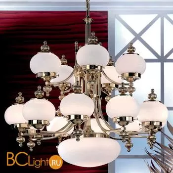 Люстра Orion LU 1319/10+5+1/MS/opal-matt