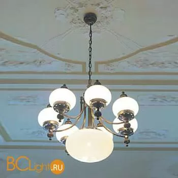 Люстра Orion LU 1319/7+1 patina/328, 330 opal