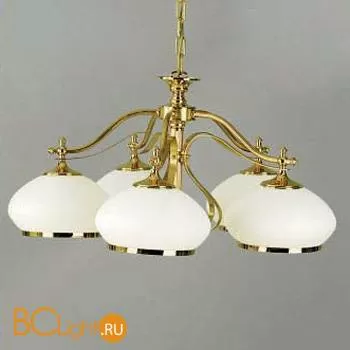 Люстра Orion LU 1460/5 gold/385 opal-gold