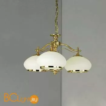 Люстра Orion LU 1460/3 gold/385 opal-gold