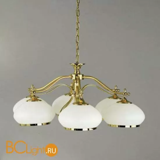 Люстра Orion LU 1460/6 gold/385 opal-gold
