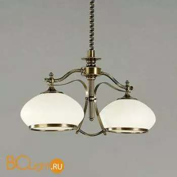 Люстра Orion LU 1461/2 Patina-Zug/385 opal-Patina