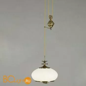 Подвесной светильник Orion HL 6-1273 patina/Zug/387 opal-patina