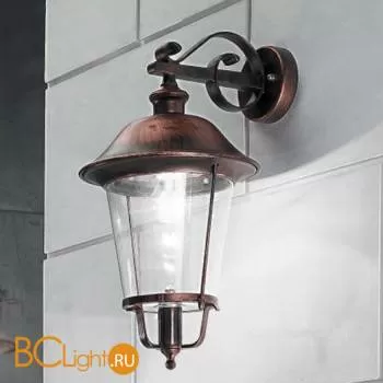 Настенный уличный светильник Orion Leuchten AL 11K/360.01 schwarz-kupfer abwarts