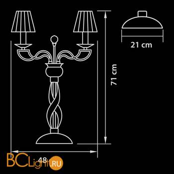 Настольная лампа Osgona Alveare 702932 - Схема