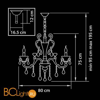 Люстра Osgona Ampollo 786082 - Схема