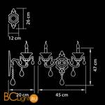 Бра Osgona Ampollo 786622 - Схема