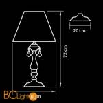 Настольная лампа Osgona Ampollo 786912 - Схема