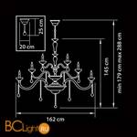 Люстра Osgona Artifici 719368 - Схема