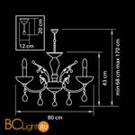 Люстра Osgona Boemia 717082 - Схема