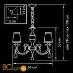 Люстра Osgona Cappa 691064 - Схема