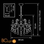 Люстра Osgona Elegante 708054 - Схема