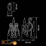 Бра Osgona Elegante 708612 - Схема