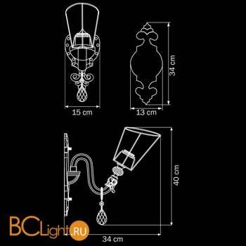 Бра Osgona Guarda 692612 - Схема