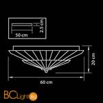 Потолочный светильник Osgona Limpio 722080 - Схема