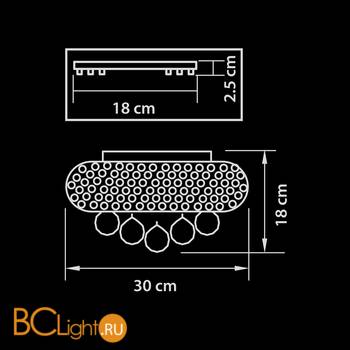Потолочный светильник Osgona Monile 704032 - Схема