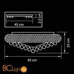 Потолочный светильник Osgona Monile 704174 - Схема