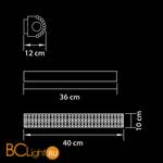 Настенный светильник Osgona Monile 704632 - Схема
