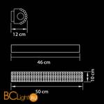 Настенный светильник Osgona Monile 704642 - Схема
