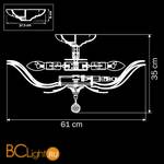 Потолочный светильник Osgona Riccio 705134 - Схема
