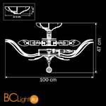Потолочный светильник Osgona Riccio 705184 - Схема