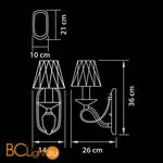 Бра Osgona Riccio 705612 - Схема