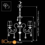 Люстра Osgona Ricerco 693084 - Схема