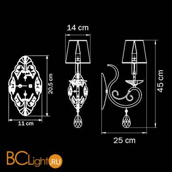 Бра Osgona RICERCO 693612 - Схема