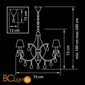 Люстра Osgona Solido 706084 - Схема