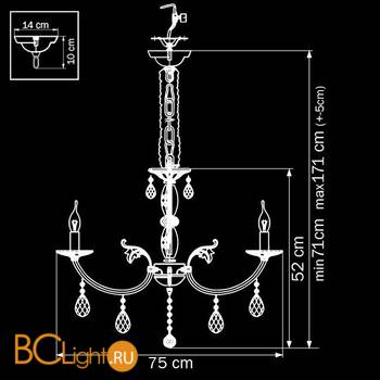 Люстра Osgona Stregaro 694082 - Схема