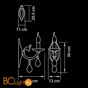 Бра Osgona Stregaro 694611 - Схема