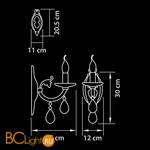 Бра Osgona Stregaro 694611 - Схема