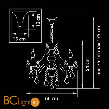 Люстра Osgona Tesoro 710062 - Схема