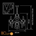 Люстра Osgona Tesoro 710062 - Схема