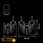 Бра Osgona Tesoro 710622 - Схема