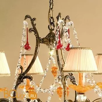 Люстра Passeri International Ottone L 7485/6/G Dec. 076 - Фото 2