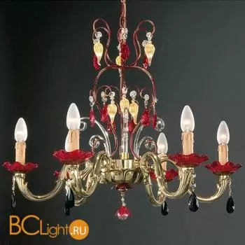 Люстра Passeri International Ottone L 7195/6 Dec. 087 + 085