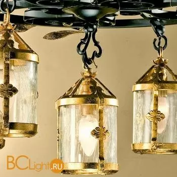 Люстра Passeri International Ottone L 7425/5 Dec. 083 + 01 - Фото 0