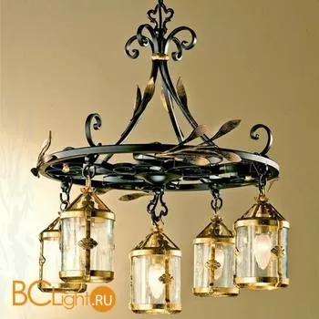 Люстра Passeri International Ottone L 7425/5 Dec. 083 + 01