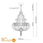 Люстра Patrizia Garganti Burlesque PG250 - Схема