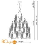 Люстра Patrizia Garganti Moulin Rouge PG306 - Схема