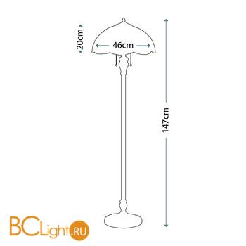 Торшер Quoizel Belle QZ/BELLE/FL - Схема