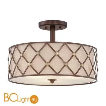Потолочный светильник Quoizel Brown Lattice QZ/BROWNLATT/SF