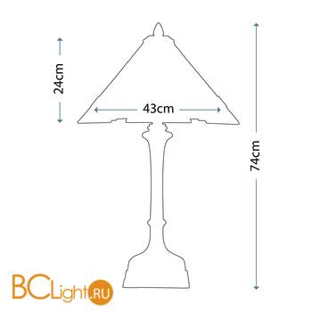 Настольная лампа Quoizel Classic Craftsman QZ/CLASSICCRF/TL - Схема