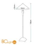 Торшер Quoizel Finton QZ/FINTON/FL - Схема