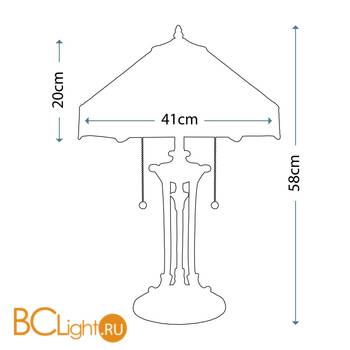 Настольная лампа Quoizel Indus QZ/INDUS/TL - Схема