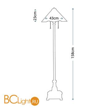 Торшер Quoizel Inglenook QZ/INGLENOOK/FL - Схема