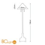 Торшер Quoizel Inglenook QZ/INGLENOOK/FL - Схема