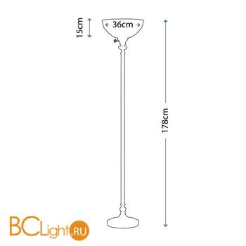 Торшер Quoizel Kami QZ/KAMI/UL - Схема